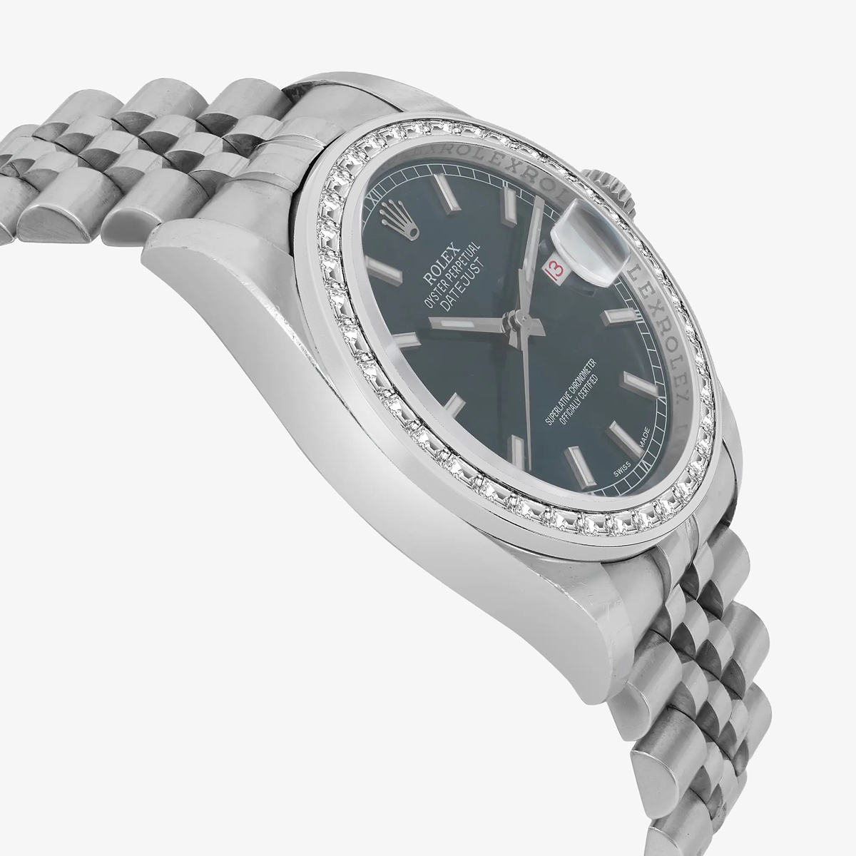 Additional Image 3 for  2 2/3 ctw Trapezoid Lab Grown Diamond  Rolex Watch