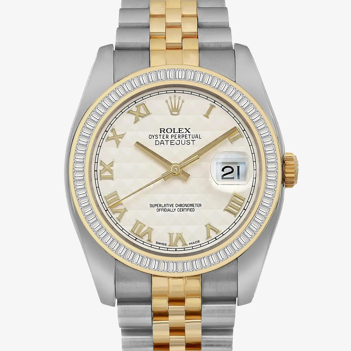 Additional Image 1 for  3 ctw Baguette Lab Grown Diamond  Rolex Watch