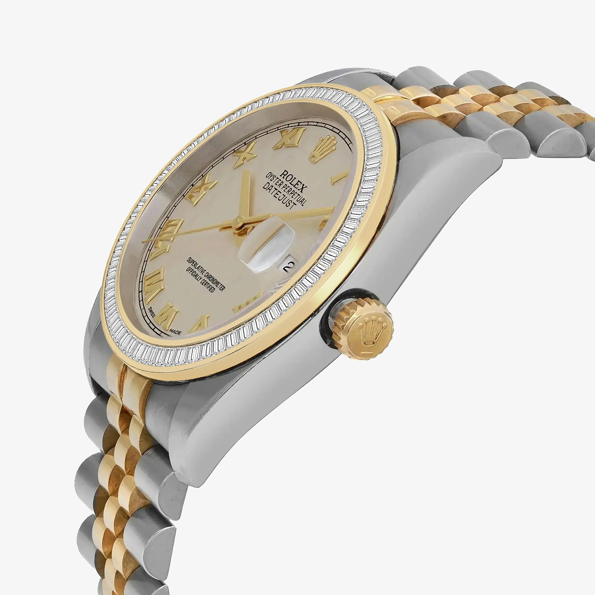 Additional Image 2 for  3 ctw Baguette Lab Grown Diamond  Rolex Watch