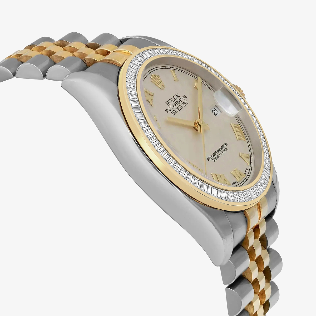 Additional Image 3 for  3 ctw Baguette Lab Grown Diamond  Rolex Watch