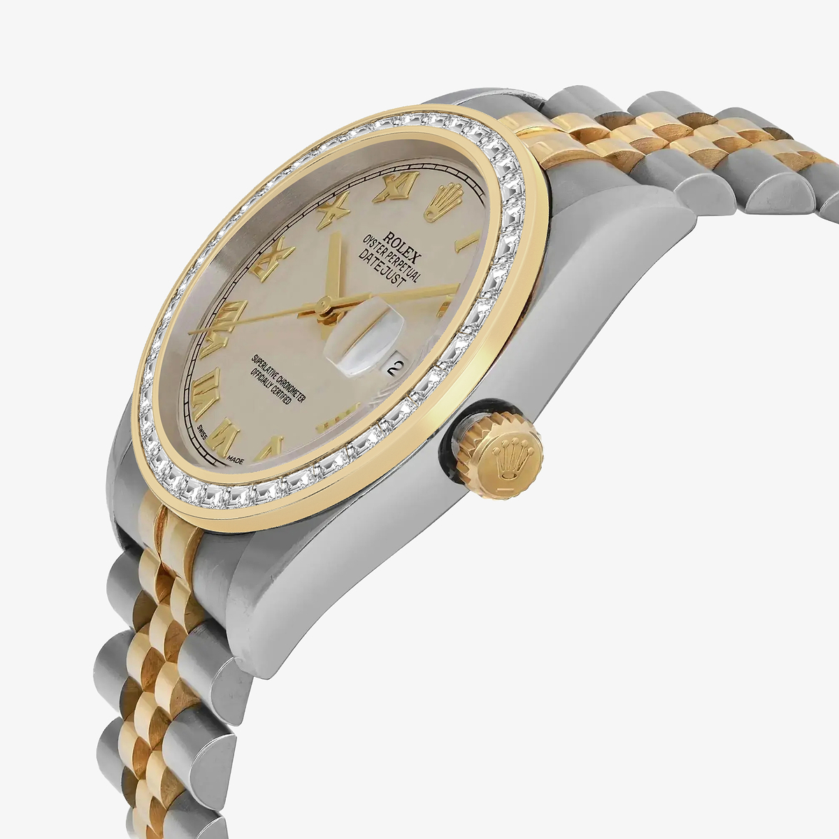 Additional Image 2 for  2 2/3 ctw Trapezoid Lab Grown Diamond  Rolex Watch