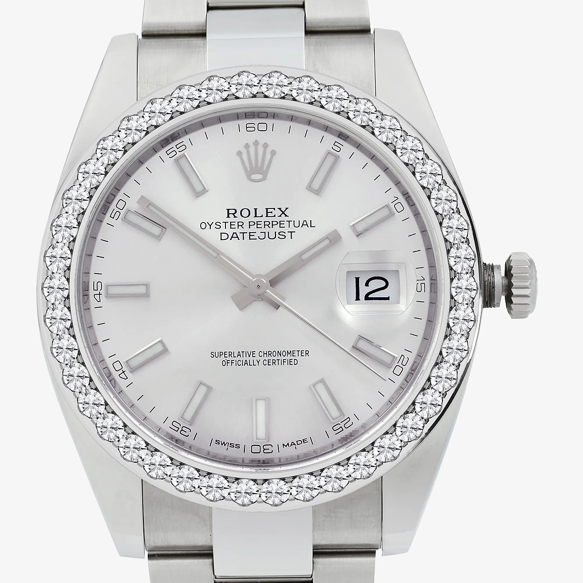Additional Image 1 for  3 ctw Round Lab Grown Diamond  Rolex Watch