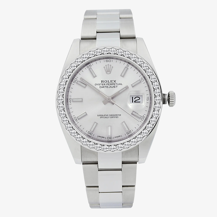 Rolex Datejust 41mm - 3 ctw Round Lab Grown Diamond  Rolex Watch