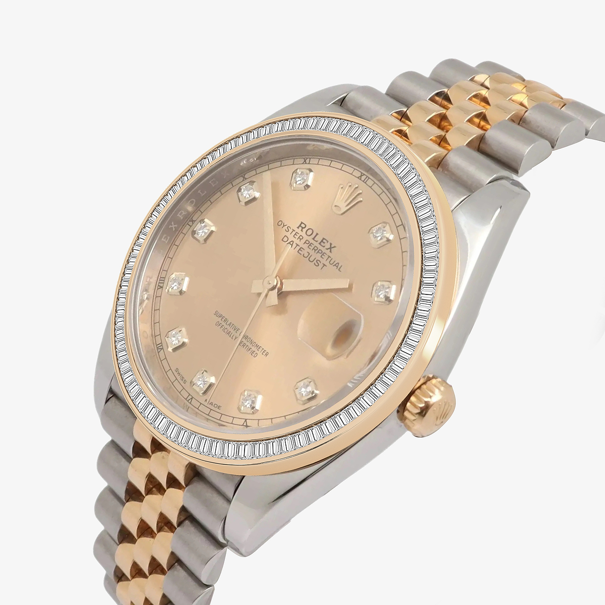 Additional Image 1 for  2 1/3 ctw Baguette Lab Grown Diamond  Rolex Watch