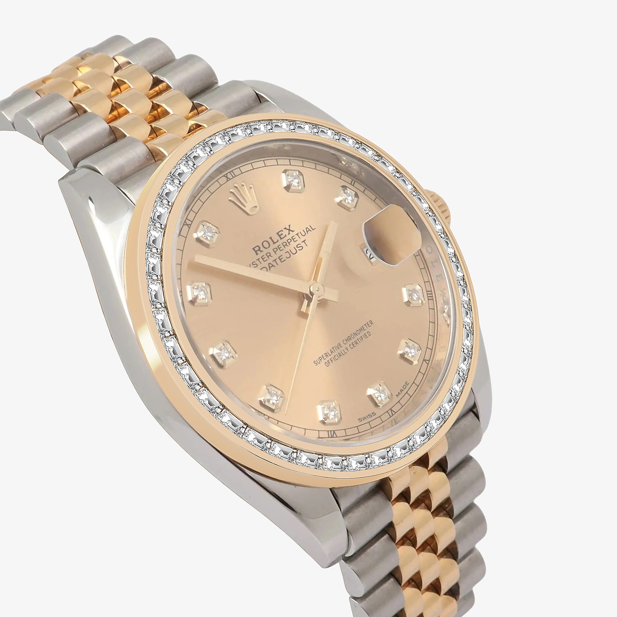 Additional Image 2 for  2 7/8 ctw Trapezoid Lab Grown Diamond  Rolex Watch