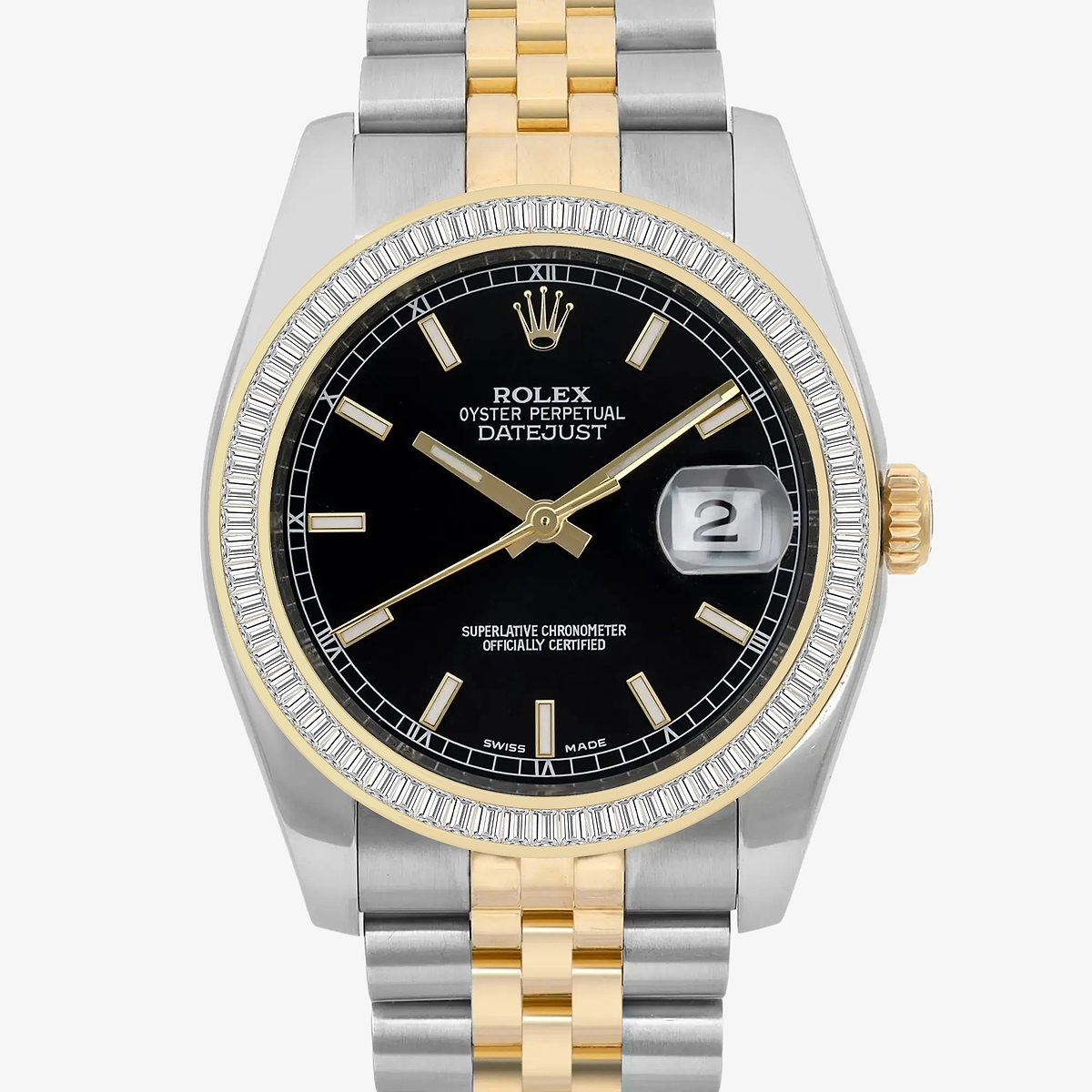 Additional Image 1 for  3 ctw Baguette Lab Grown Diamond  Rolex Watch