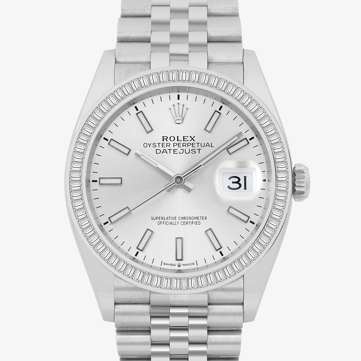 Additional Image 1 for  3 ctw Baguette Lab Grown Diamond  Rolex Watch