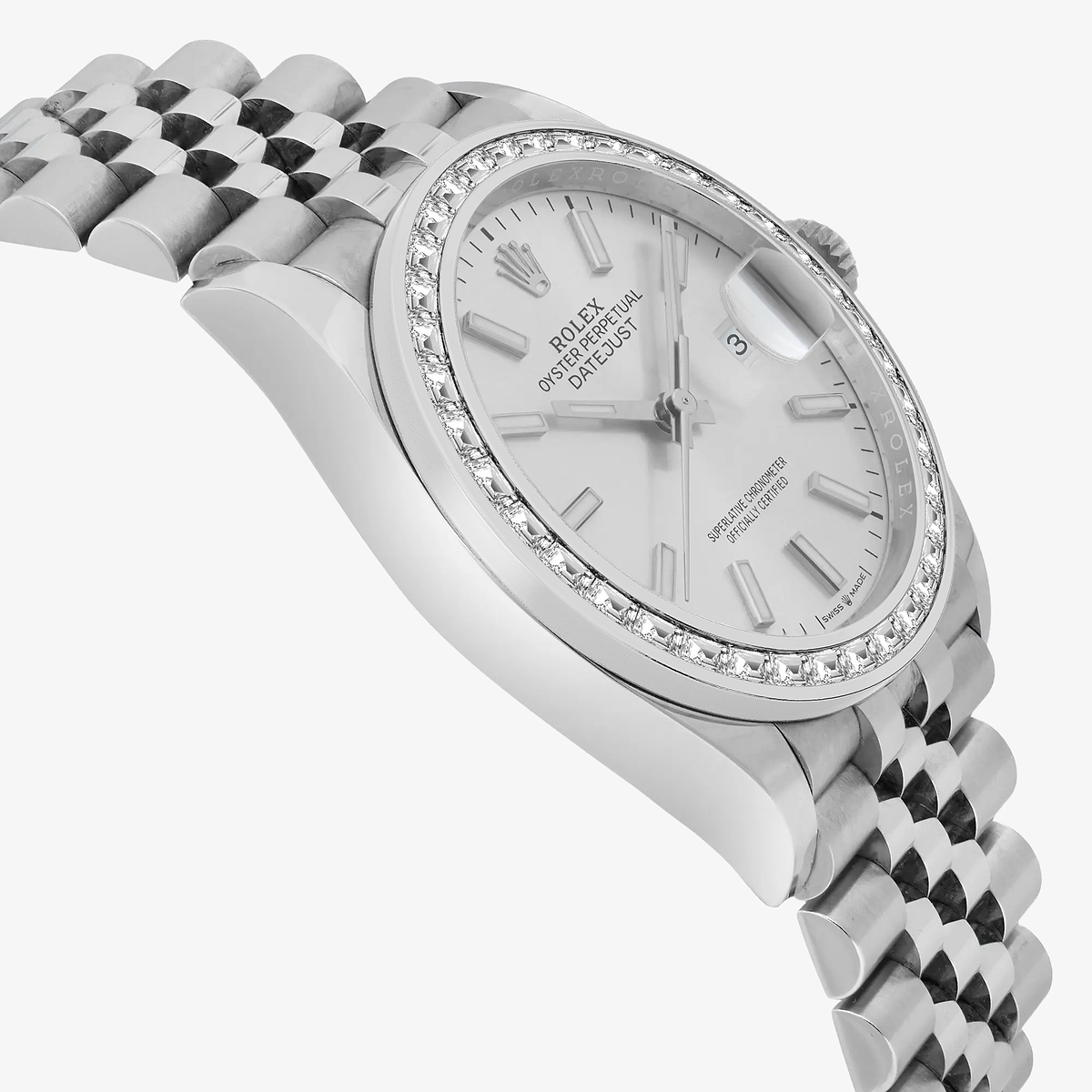 Additional Image 3 for  2 2/3 ctw Trapezoid Lab Grown Diamond  Rolex Watch