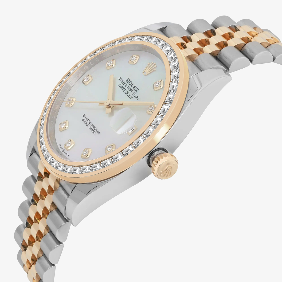 Additional Image 2 for  2 7/8 ctw Trapezoid Lab Grown Diamond  Rolex Watch