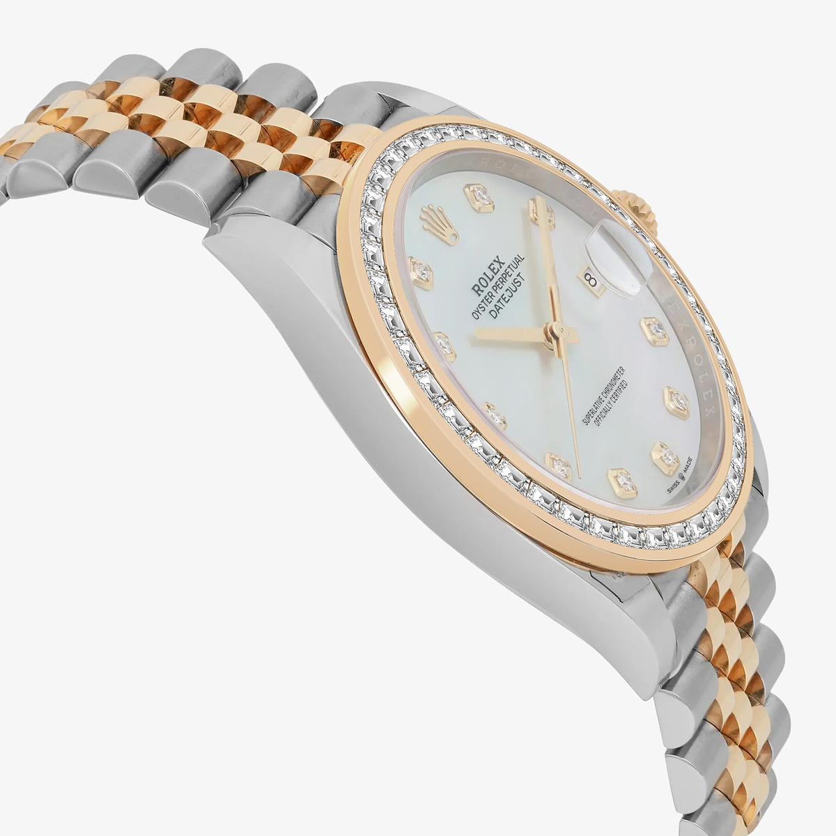 Additional Image 3 for  2 7/8 ctw Trapezoid Lab Grown Diamond  Rolex Watch