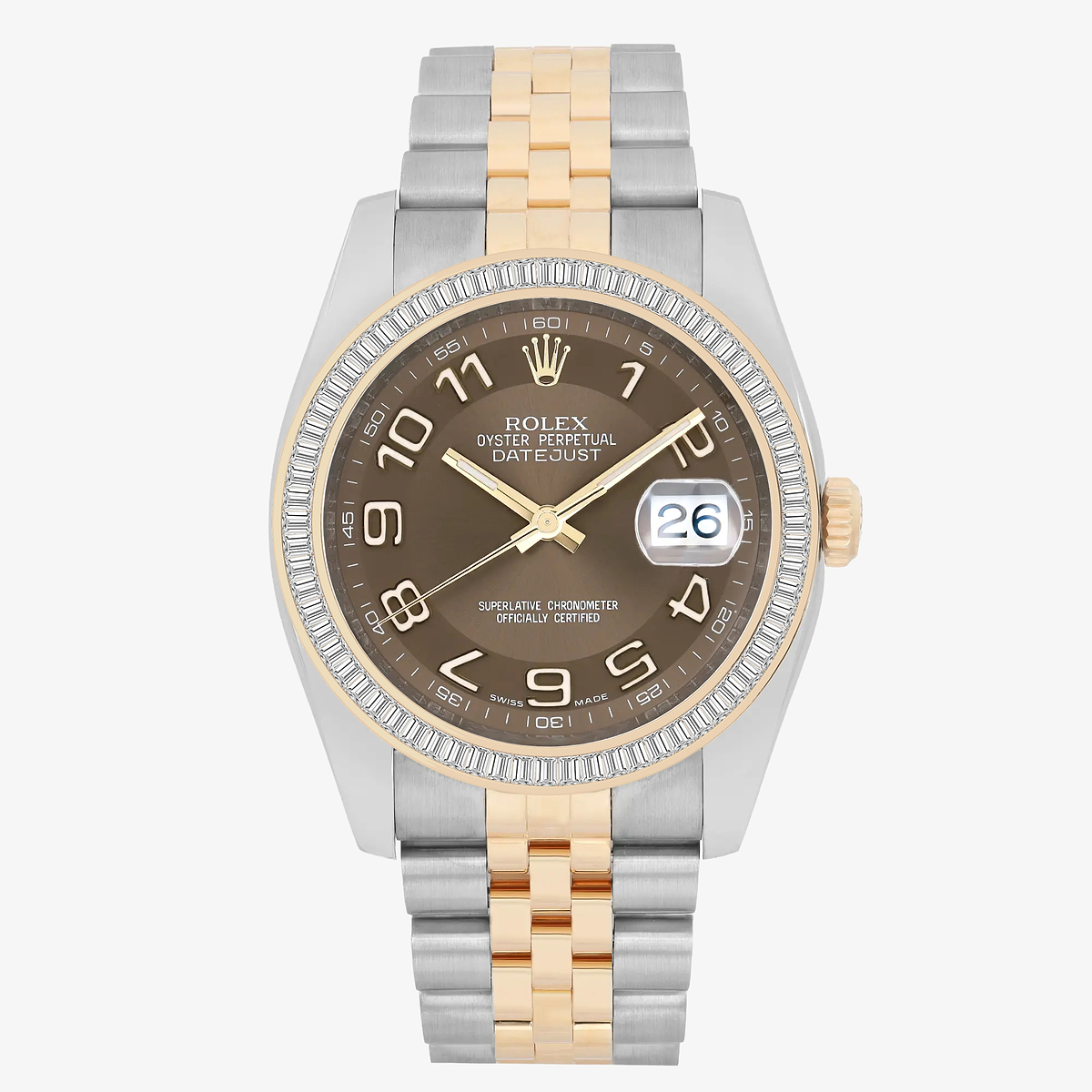 3 ctw Baguette Lab Grown Diamond  Rolex Watch