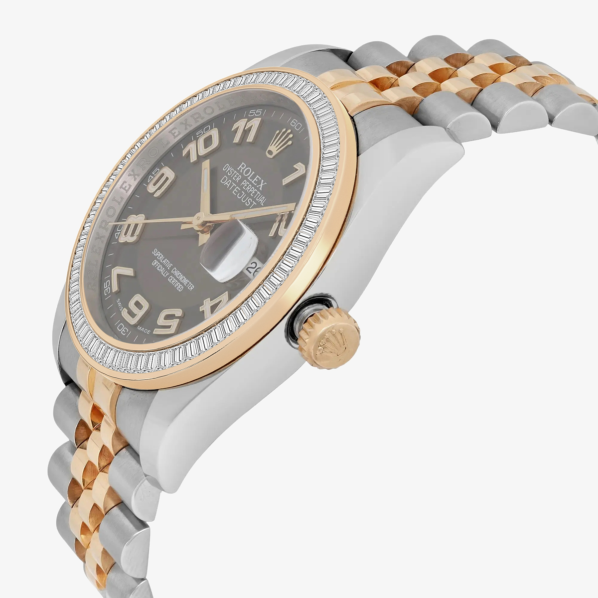 Additional Image 2 for  3 ctw Baguette Lab Grown Diamond  Rolex Watch