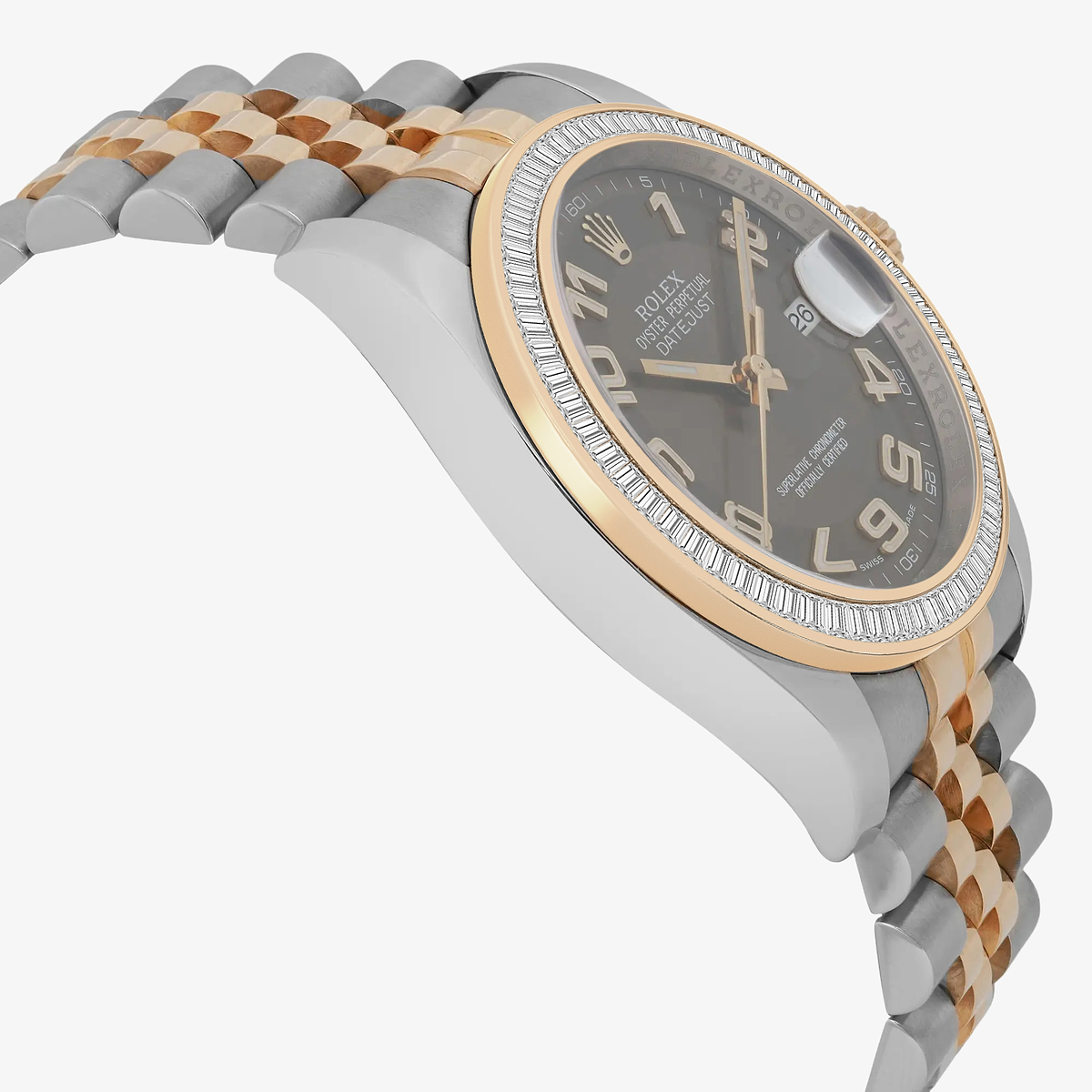 Additional Image 3 for  3 ctw Baguette Lab Grown Diamond  Rolex Watch