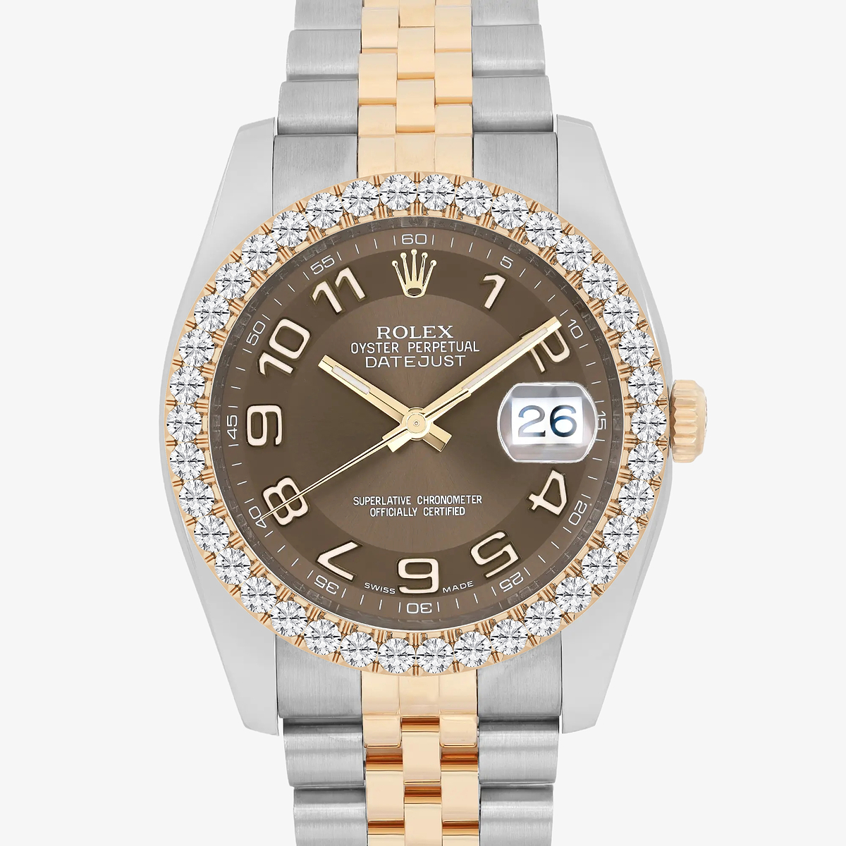 Additional Image 1 for  3 ctw Round Lab Grown Diamond  Rolex Watch