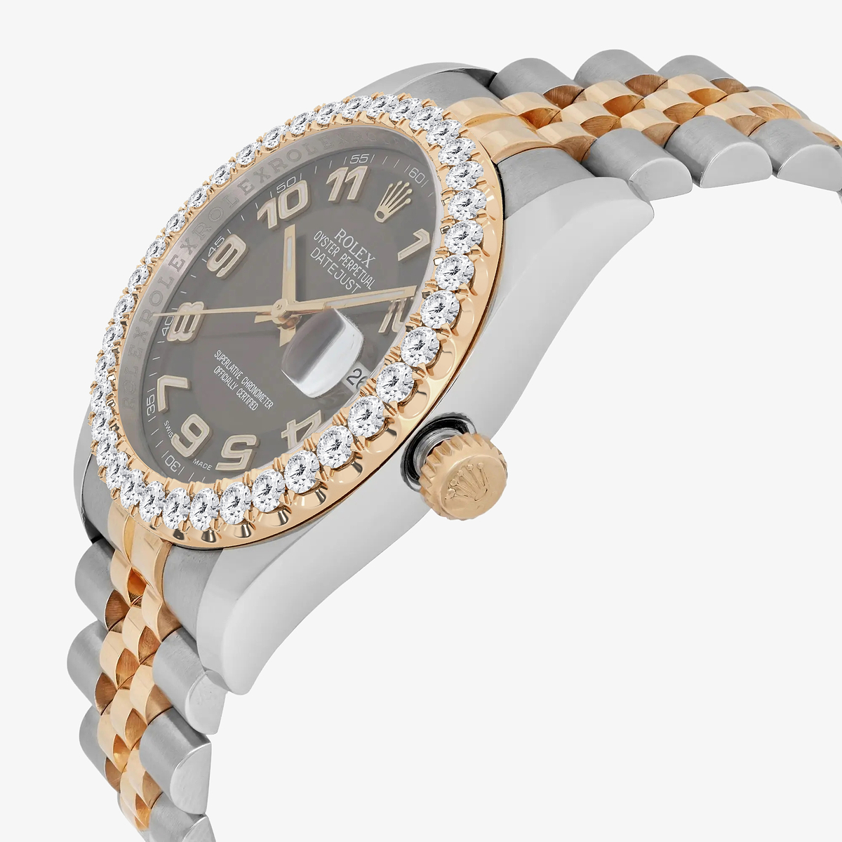 Additional Image 2 for  3 ctw Round Lab Grown Diamond  Rolex Watch