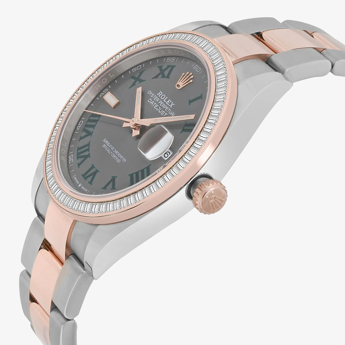 Additional Image 2 for  2 1/3 ctw Baguette Lab Grown Diamond  Rolex Watch