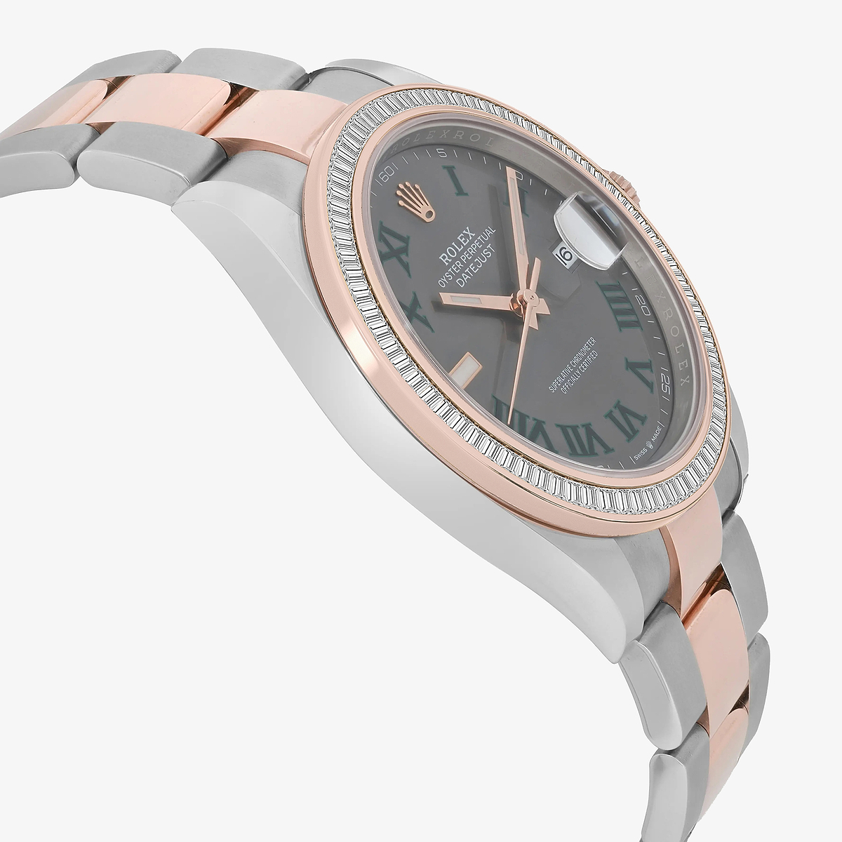 Additional Image 3 for  2 1/3 ctw Baguette Lab Grown Diamond  Rolex Watch