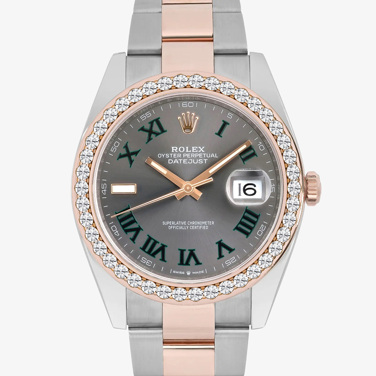 Additional Image 1 for  3 ctw Round Lab Grown Diamond  Rolex Watch