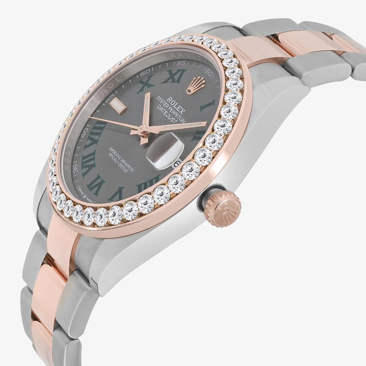 Additional Image 2 for  3 ctw Round Lab Grown Diamond  Rolex Watch