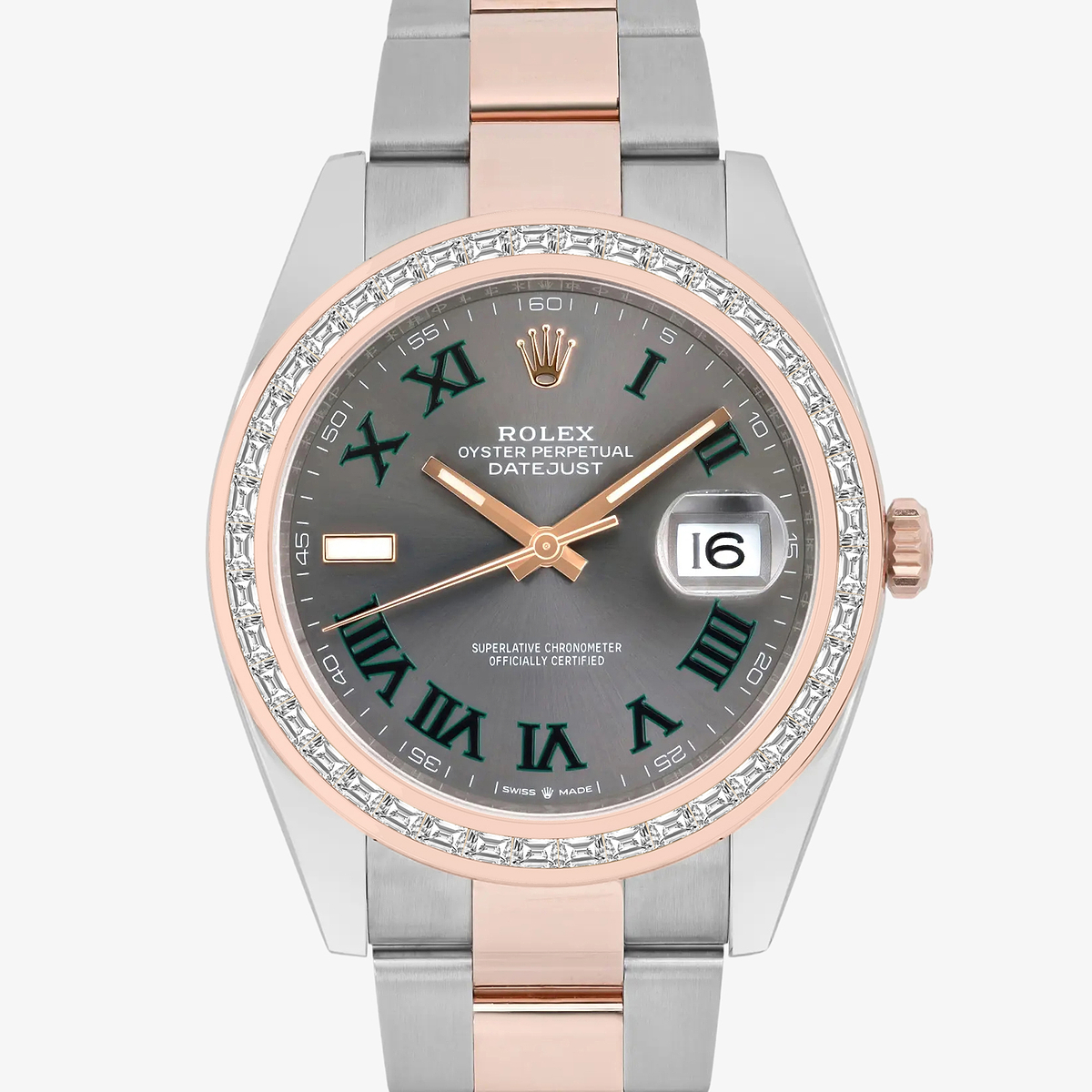 Additional Image 1 for  2 7/8 ctw Trapezoid Lab Grown Diamond  Rolex Watch