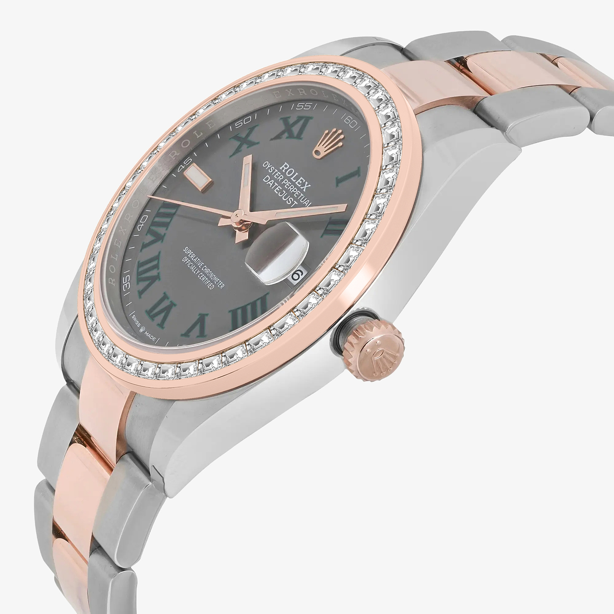 Additional Image 2 for  2 7/8 ctw Trapezoid Lab Grown Diamond  Rolex Watch