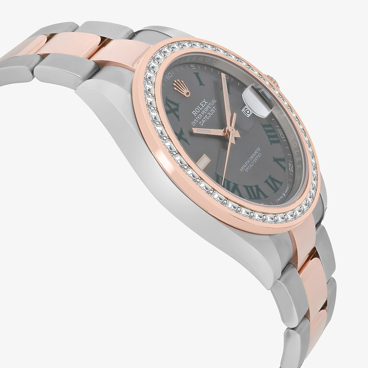 Additional Image 3 for  2 7/8 ctw Trapezoid Lab Grown Diamond  Rolex Watch