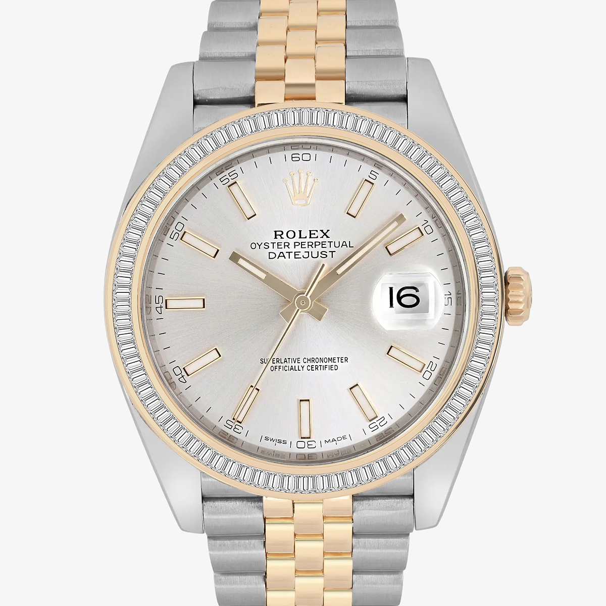 Additional Image 1 for  2 1/3 ctw Baguette Lab Grown Diamond  Rolex Watch