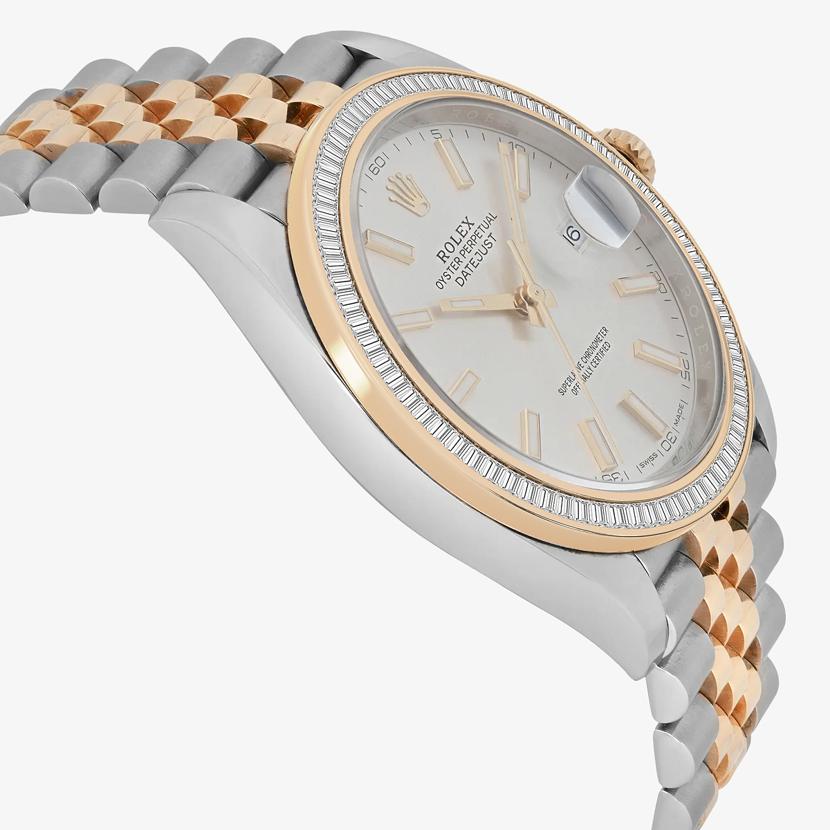 Additional Image 3 for  2 1/3 ctw Baguette Lab Grown Diamond  Rolex Watch