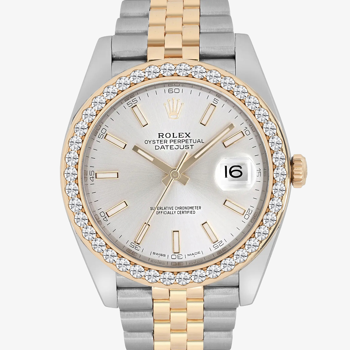 Additional Image 1 for  3 ctw Round Lab Grown Diamond  Rolex Watch