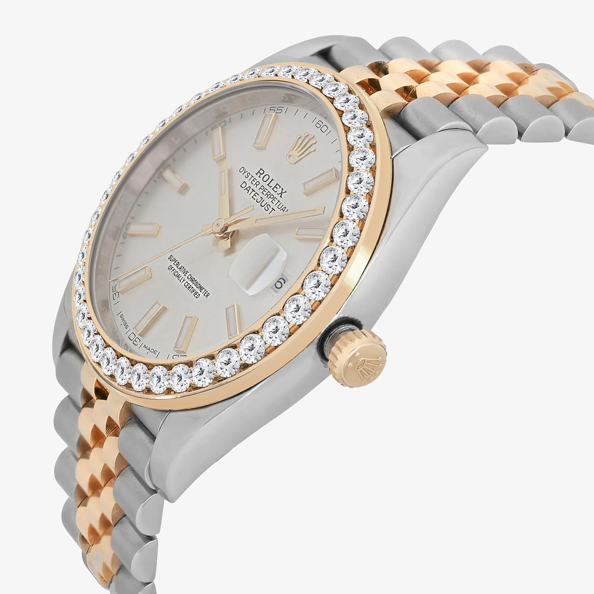 Additional Image 2 for  3 ctw Round Lab Grown Diamond  Rolex Watch