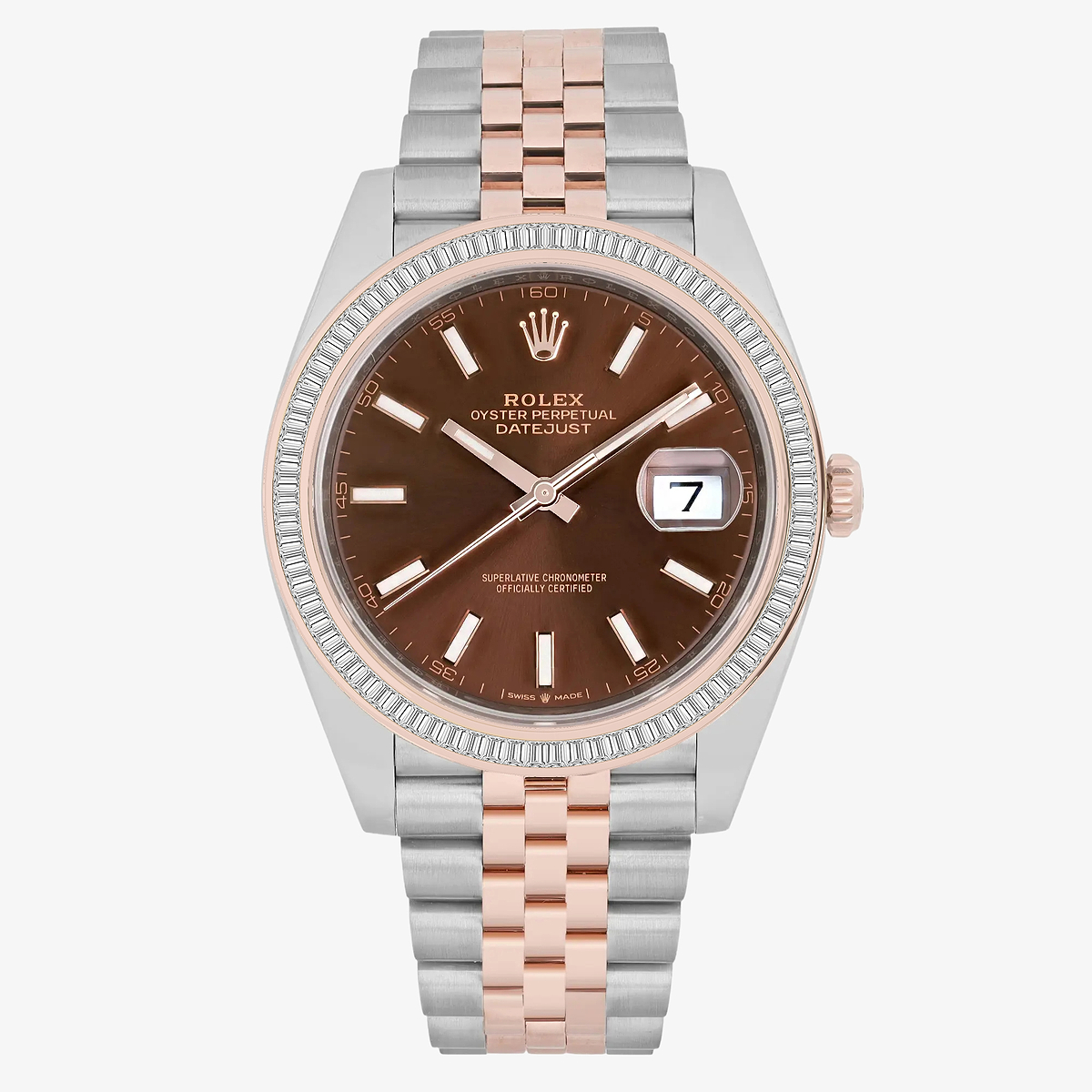 2 1/3 ctw Baguette Lab Grown Diamond  Rolex Watch