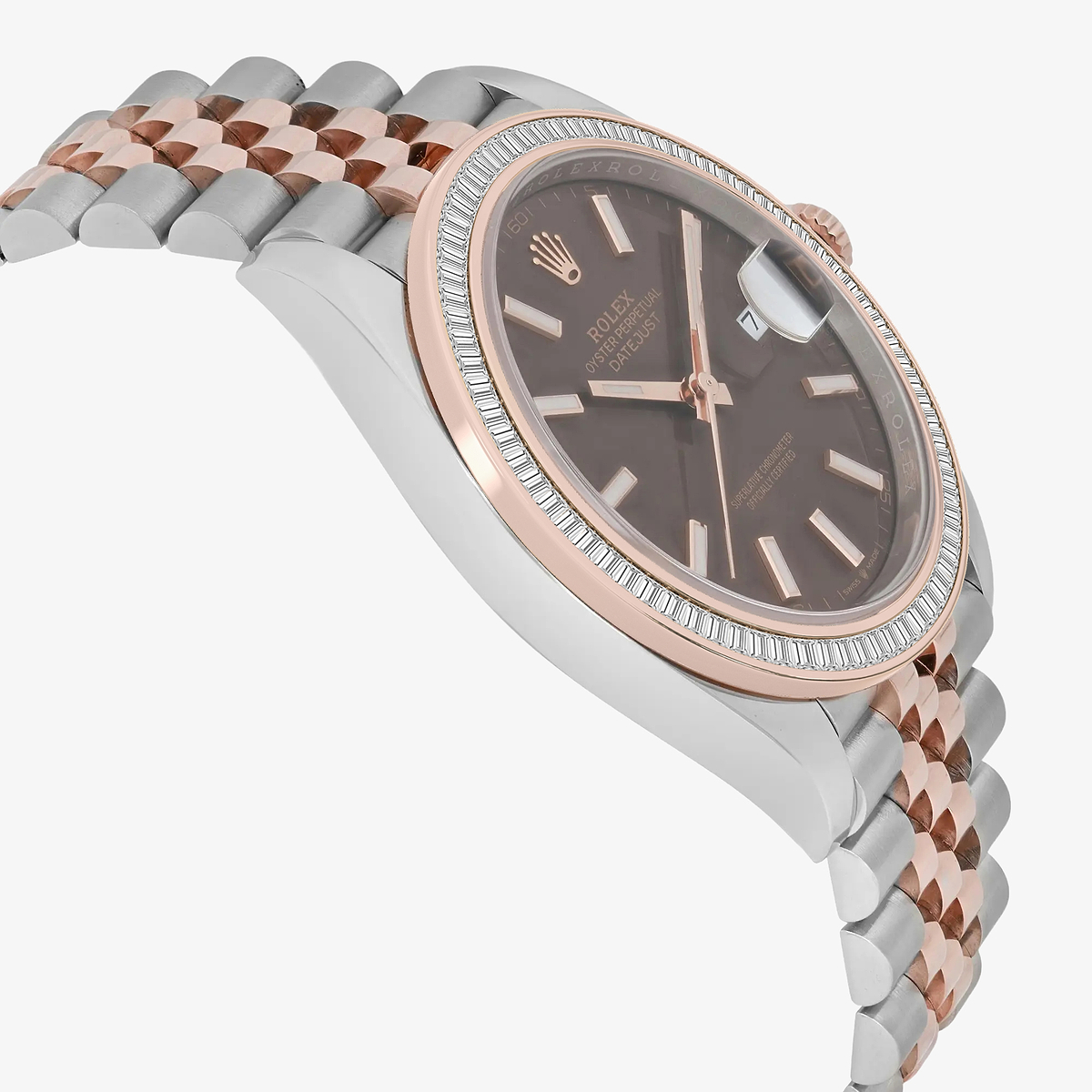Additional Image 3 for  2 1/3 ctw Baguette Lab Grown Diamond  Rolex Watch
