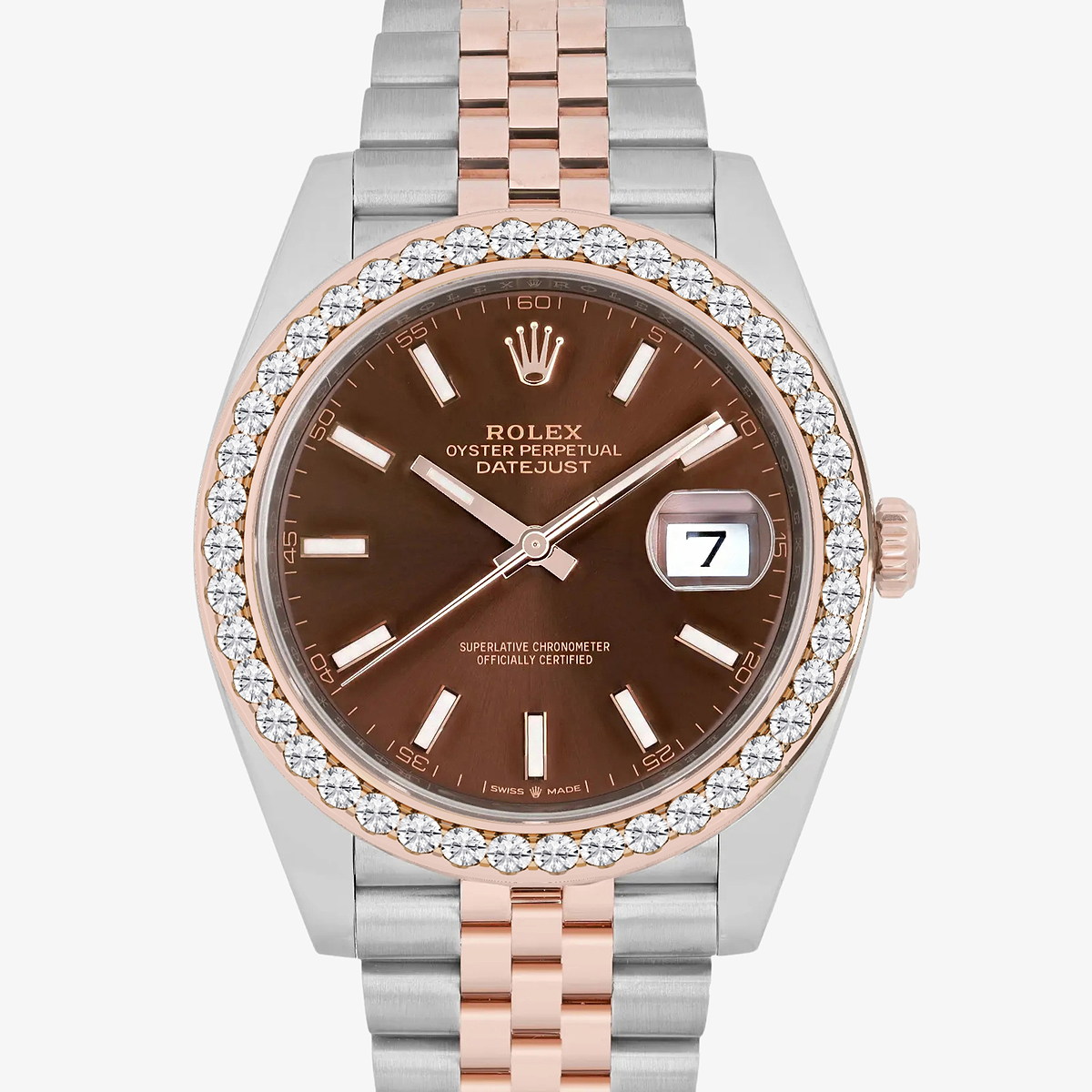 Additional Image 1 for  3 ctw Round Lab Grown Diamond  Rolex Watch