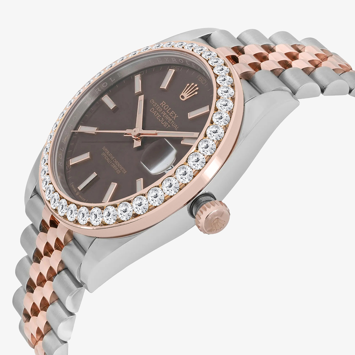 Additional Image 2 for  3 ctw Round Lab Grown Diamond  Rolex Watch