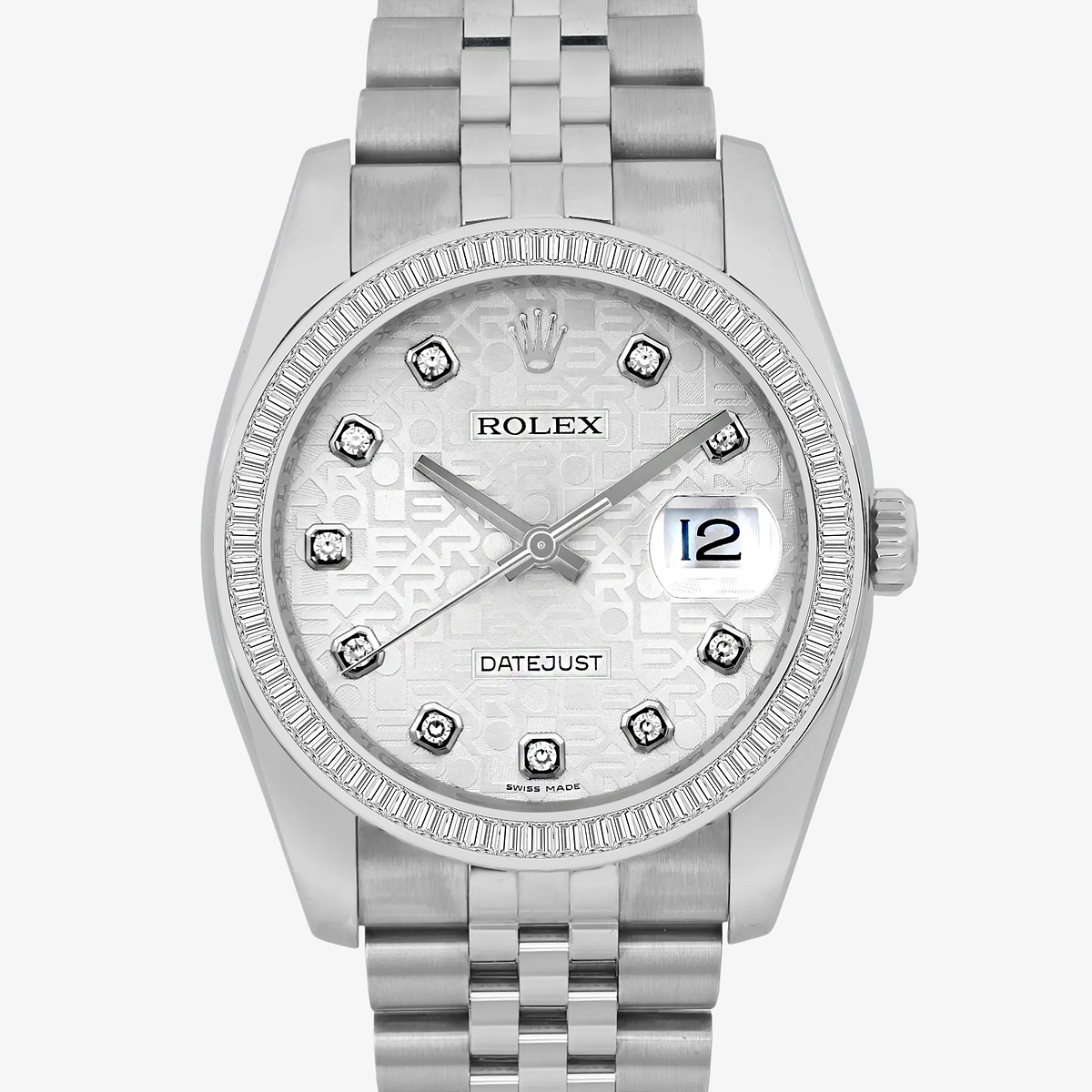Additional Image 1 for  3 ctw Baguette Lab Grown Diamond  Rolex Watch