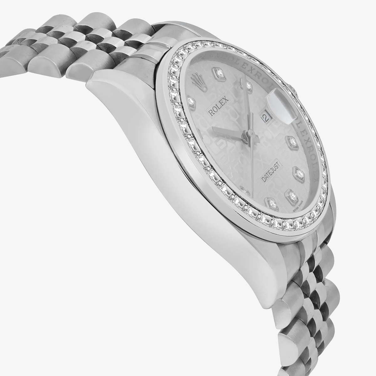 Additional Image 3 for  2 2/3 ctw Trapezoid Lab Grown Diamond  Rolex Watch