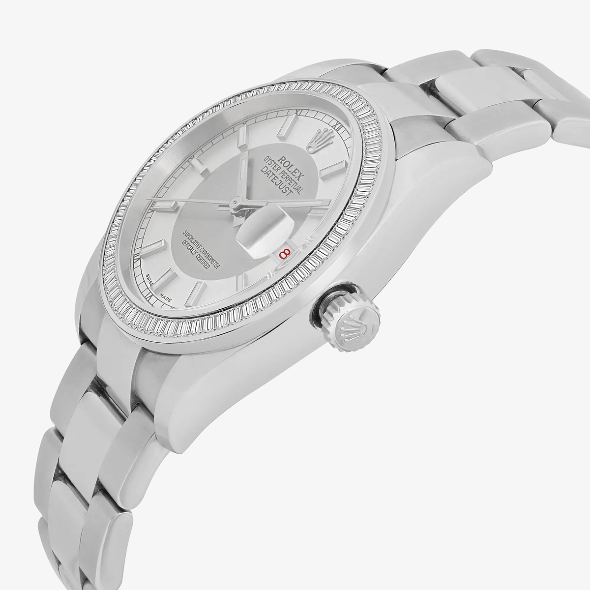 Additional Image 2 for  3 ctw Baguette Lab Grown Diamond  Rolex Watch
