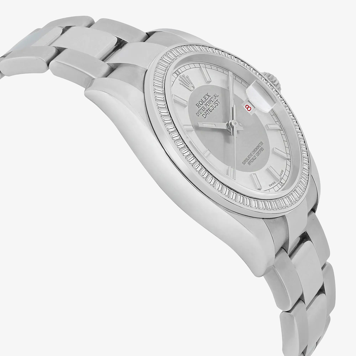 Additional Image 3 for  3 ctw Baguette Lab Grown Diamond  Rolex Watch