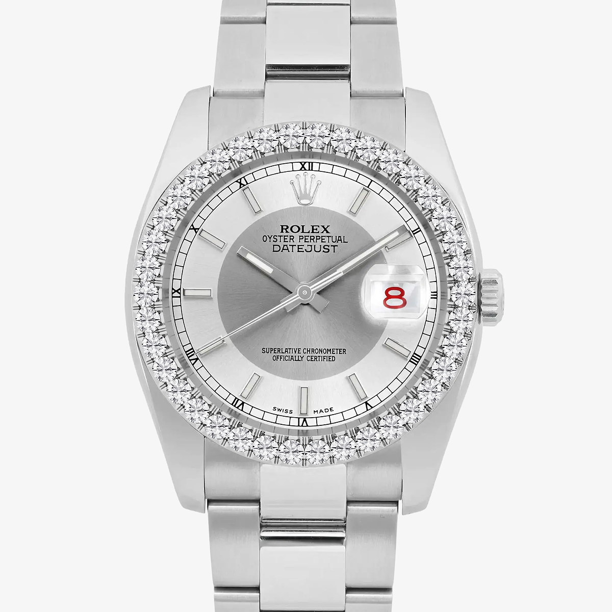 Additional Image 1 for  3 ctw Round Lab Grown Diamond  Rolex Watch