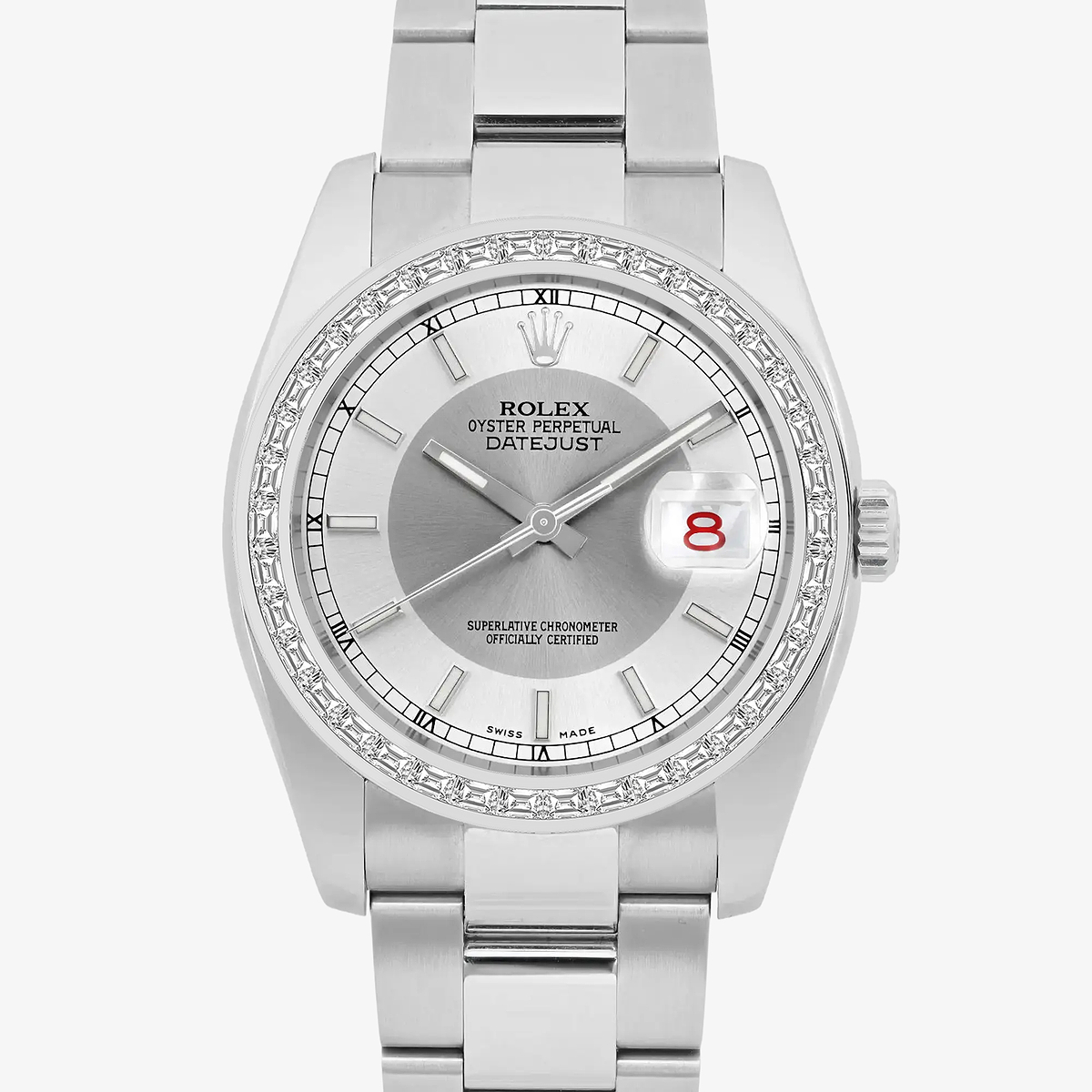 Additional Image 1 for  2 2/3 ctw Trapezoid Lab Grown Diamond  Rolex Watch