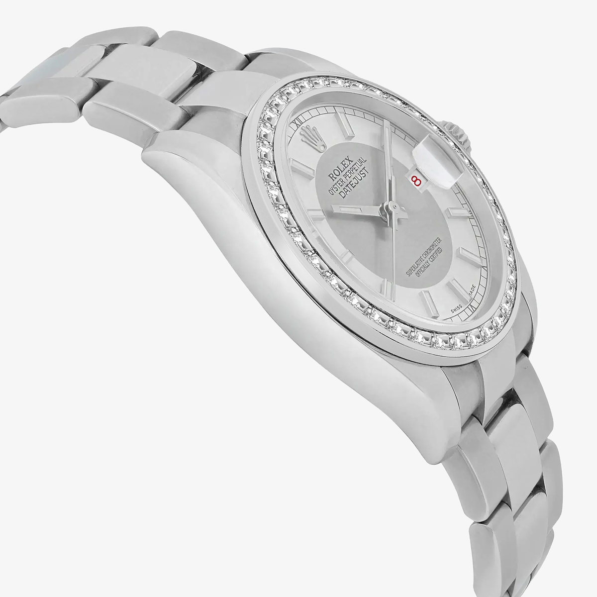 Additional Image 3 for  2 2/3 ctw Trapezoid Lab Grown Diamond  Rolex Watch