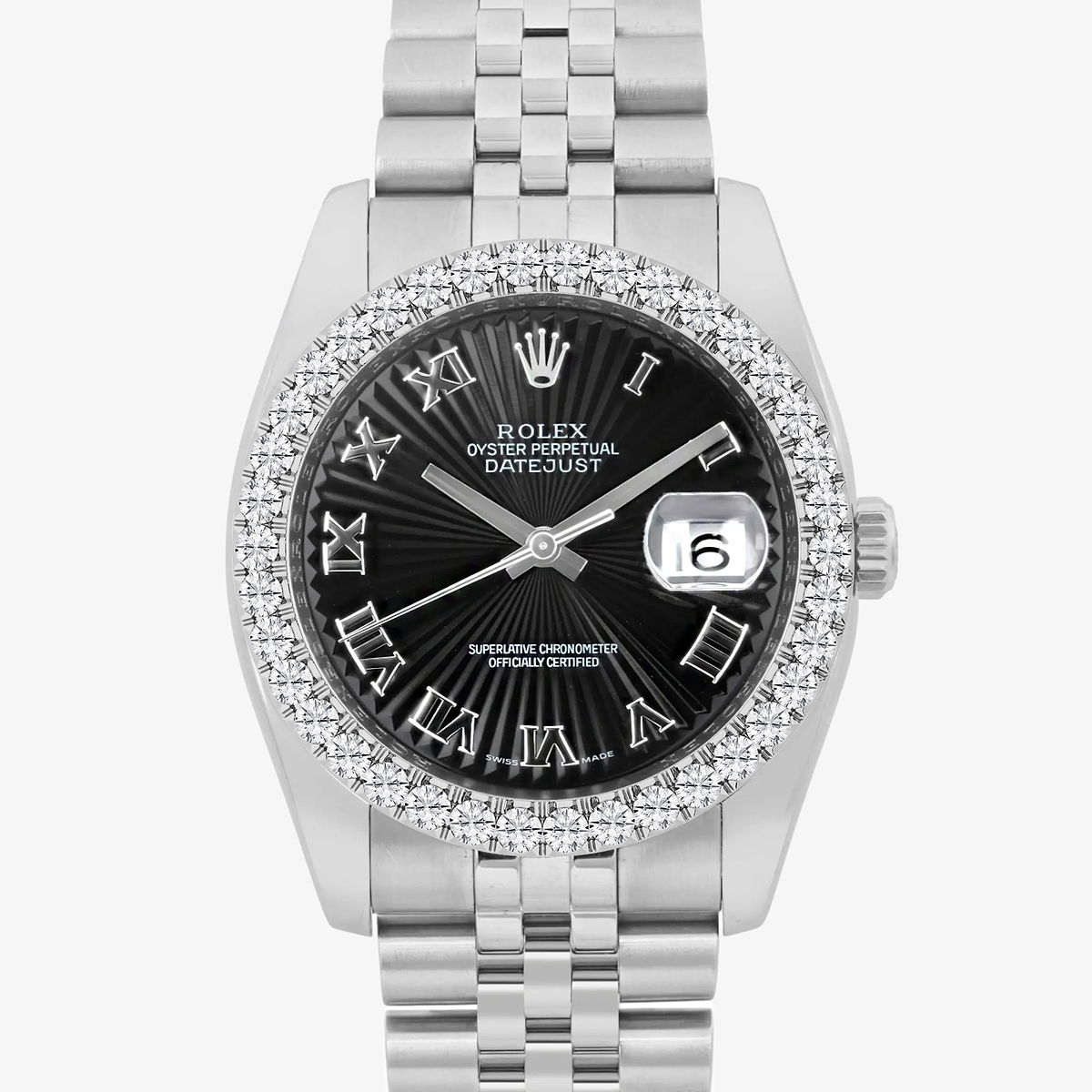 Additional Image 1 for  3 ctw Baguette Lab Grown Diamond  Rolex Watch
