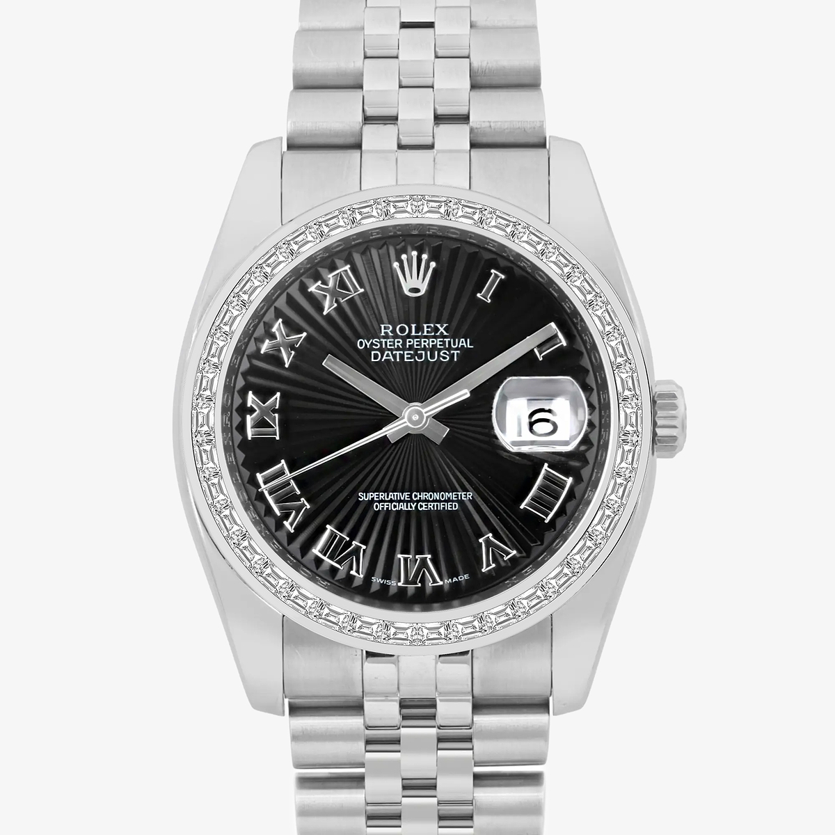 Additional Image 1 for  2 2/3 ctw Trapezoid Lab Grown Diamond  Rolex Watch