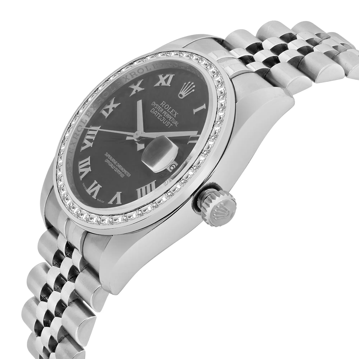 Additional Image 2 for  2 2/3 ctw Trapezoid Lab Grown Diamond  Rolex Watch