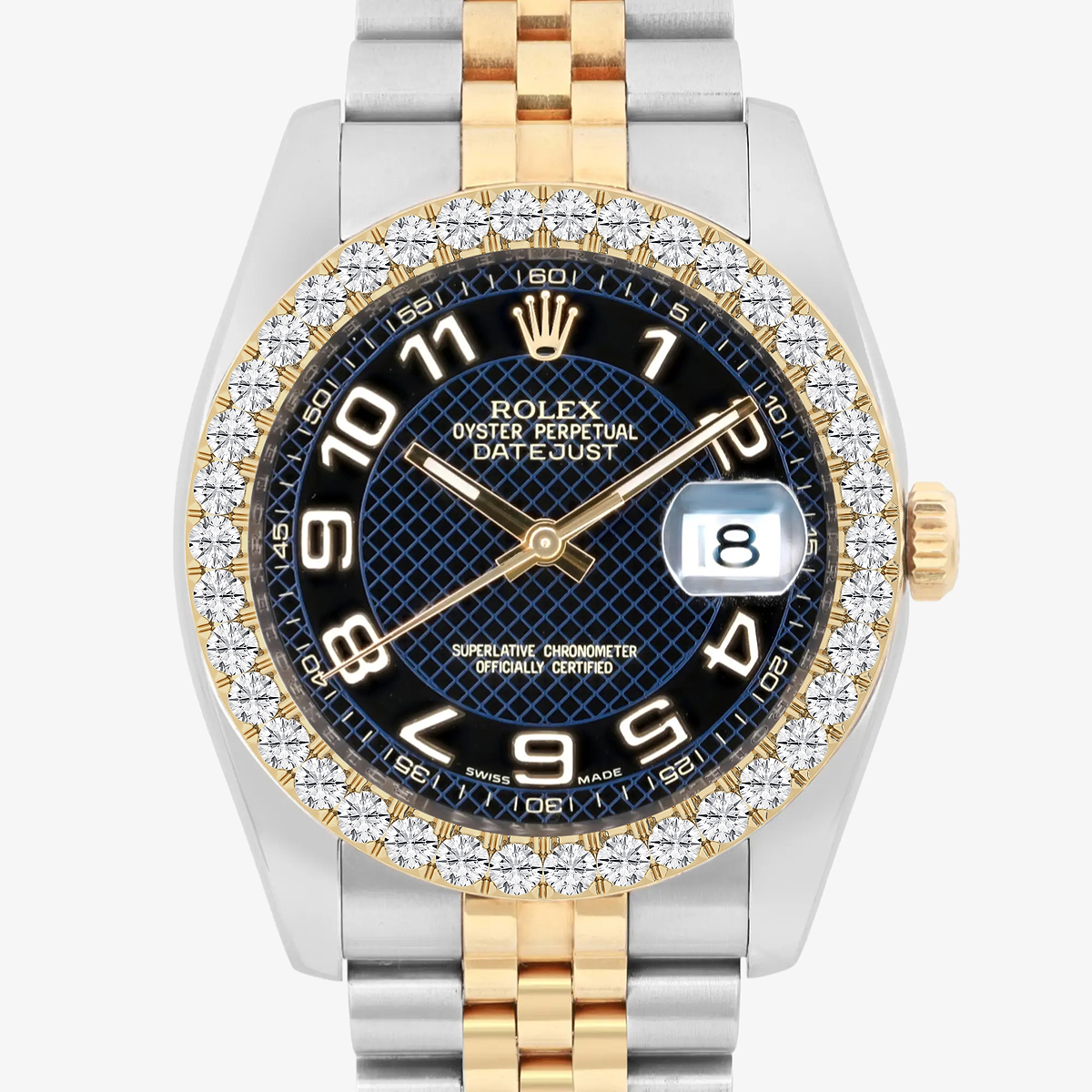 Additional Image 1 for  3 ctw Round Lab Grown Diamond  Rolex Watch
