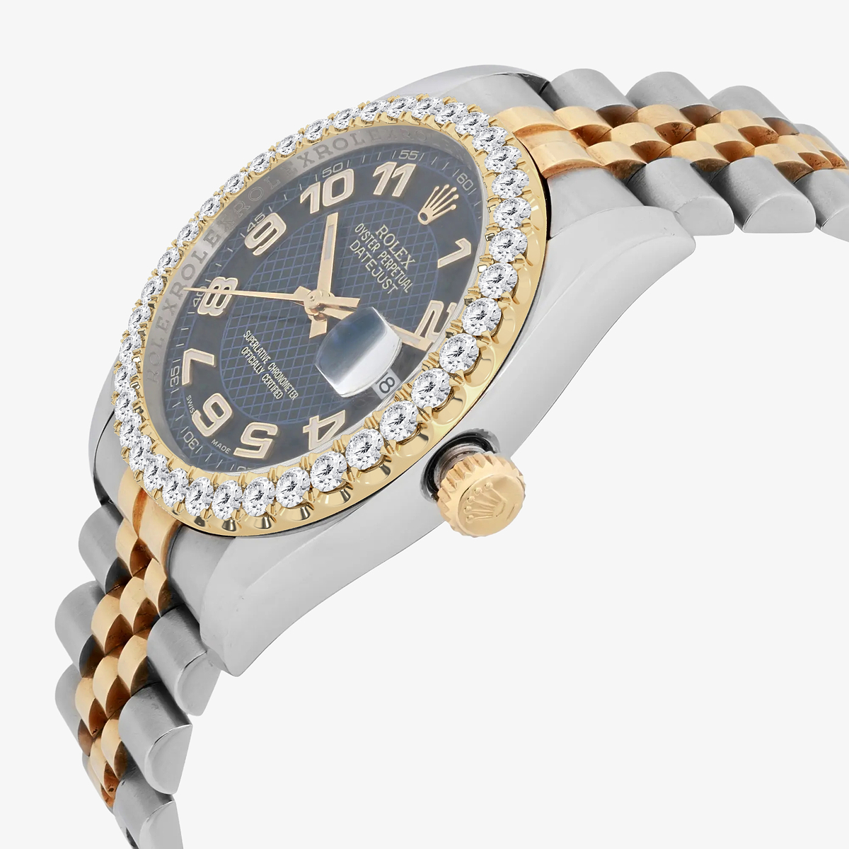Additional Image 2 for  3 ctw Round Lab Grown Diamond  Rolex Watch