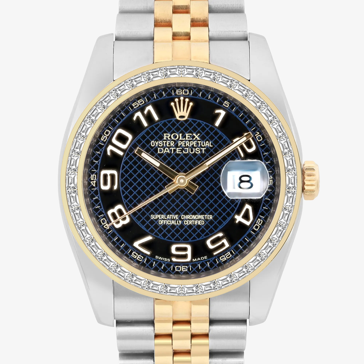 Additional Image 1 for  2 2/3 ctw Trapezoid Lab Grown Diamond  Rolex Watch