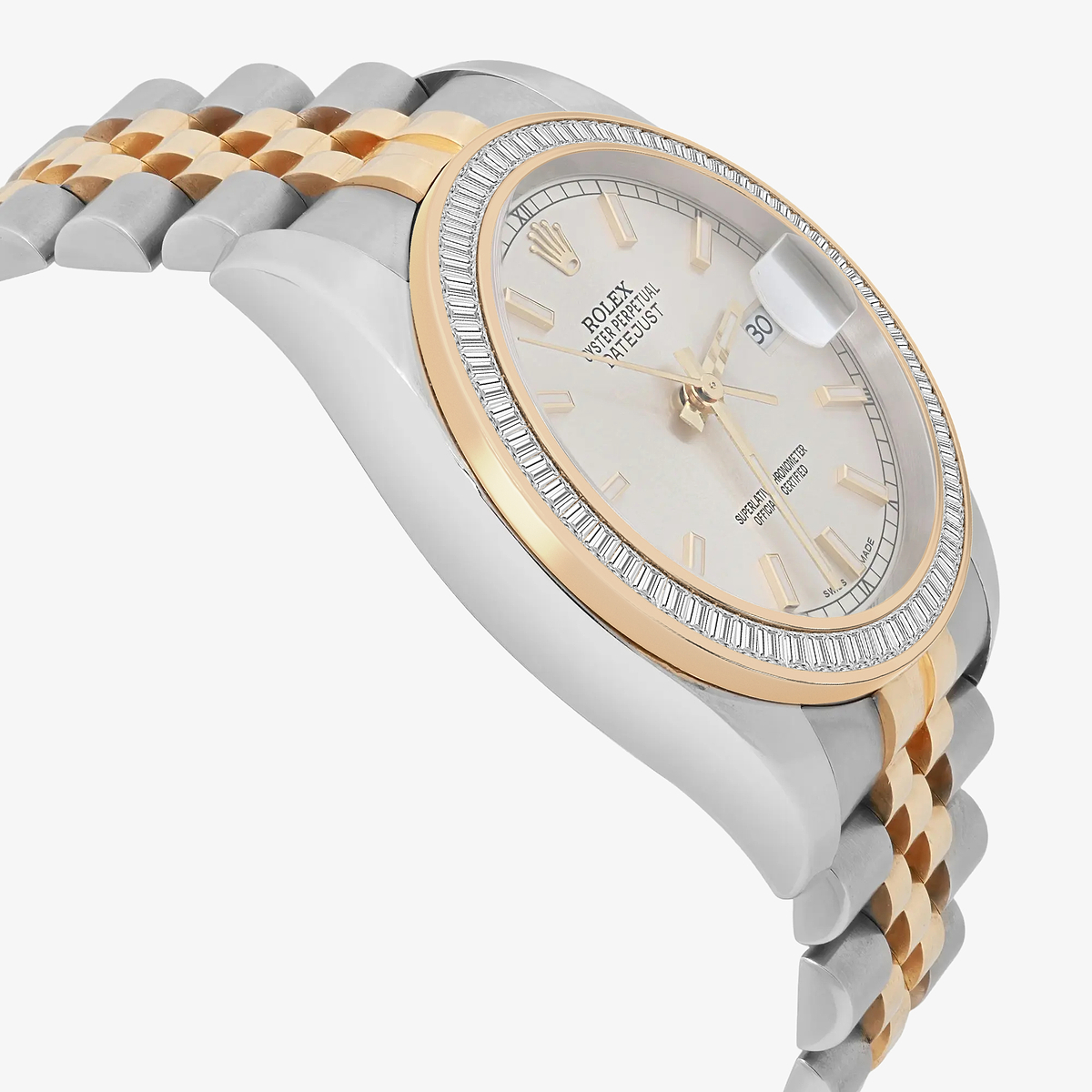 Additional Image 3 for  3 ctw Baguette Lab Grown Diamond  Rolex Watch