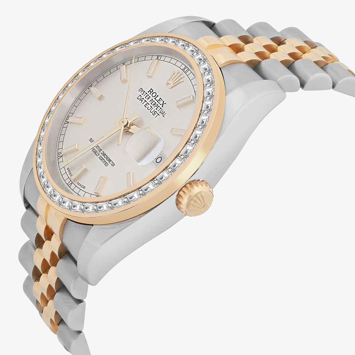 Additional Image 2 for  2 2/3 ctw Trapezoid Lab Grown Diamond  Rolex Watch