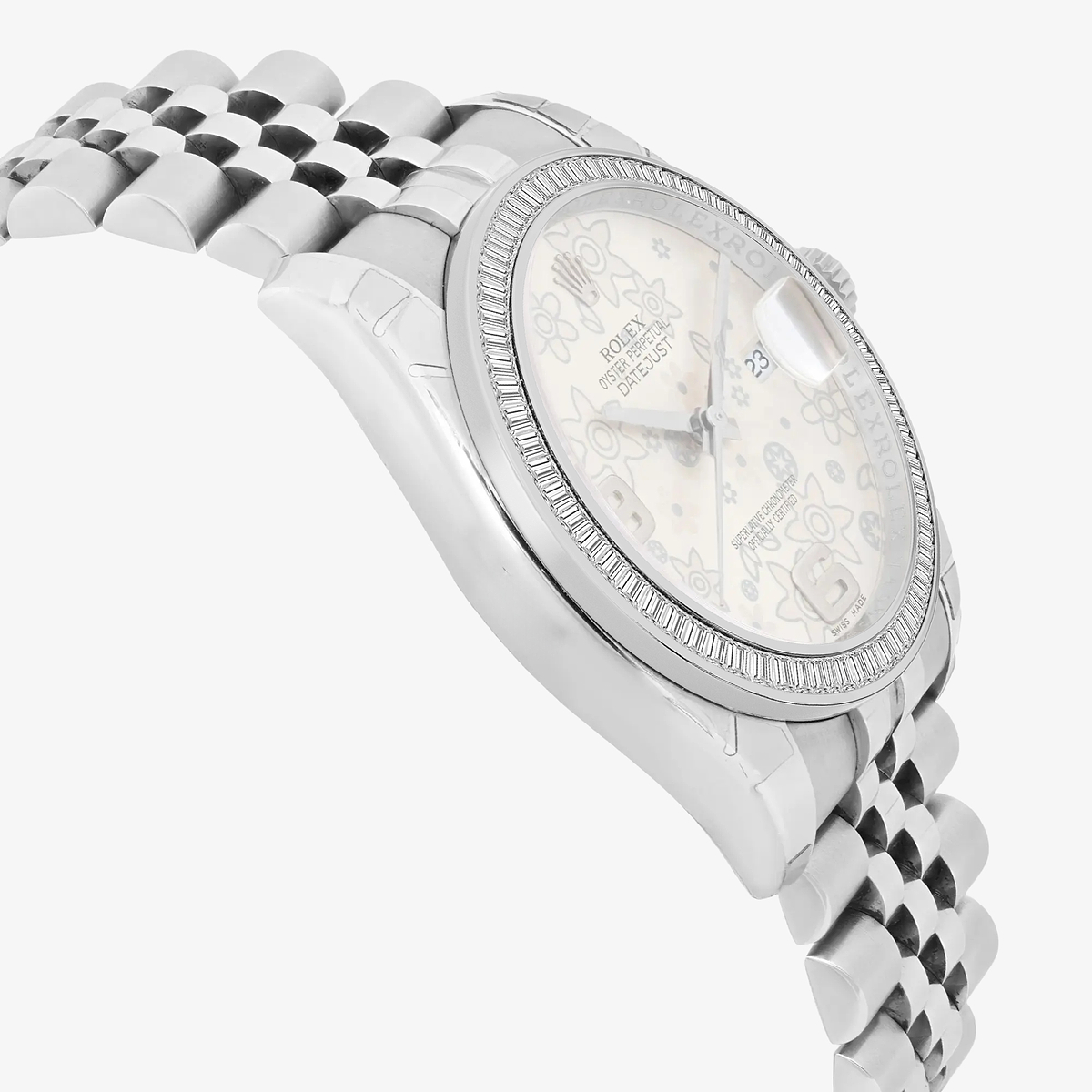 Additional Image 3 for  3 ctw Baguette Lab Grown Diamond  Rolex Watch